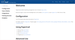 Desktop Screenshot of help.papertrailapp.com
